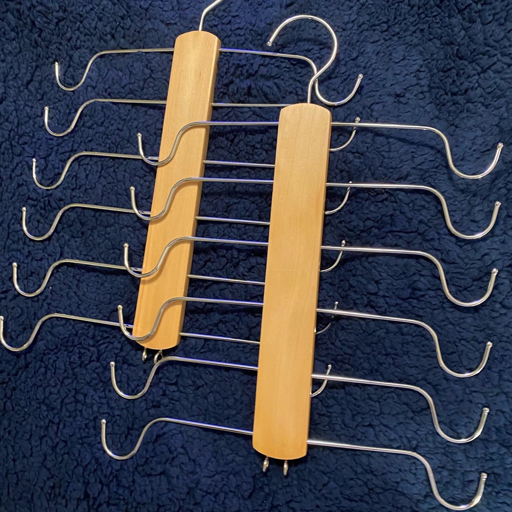 Wood and Metal Multi-Tier Hangers